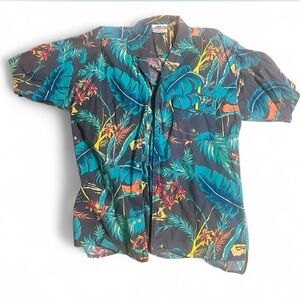 Tropical Men's button down Shirt